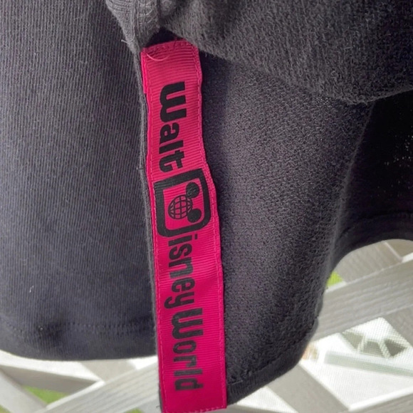 Disney Parks Black Pink Reversible Sequin Mickey Mouse Sweatshirt Women's Medium - Picture 8 of 11